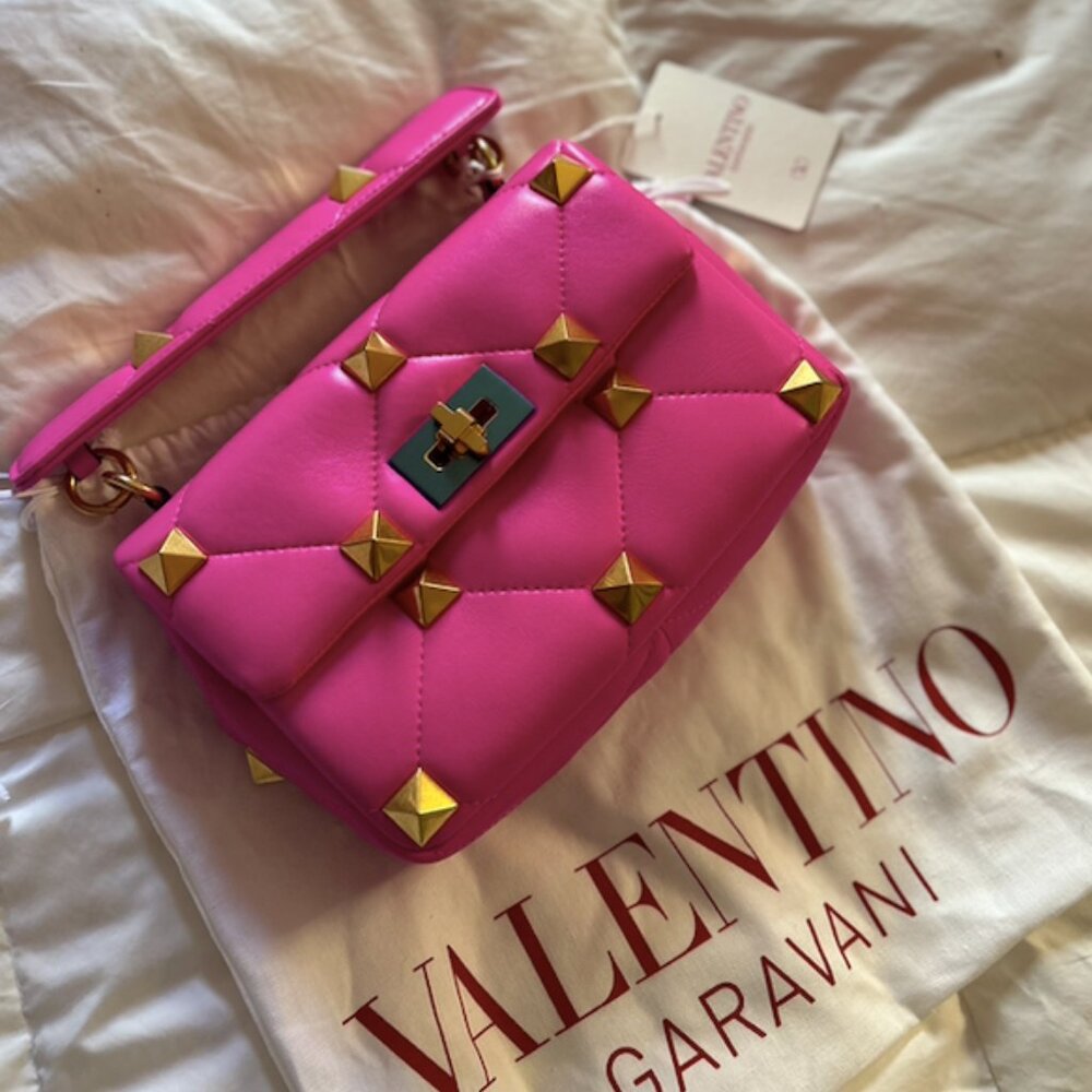 Valentino Garavani Large Roman Stud Shoulder Bag